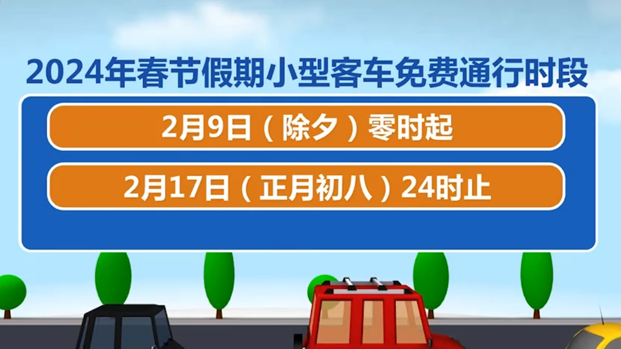 “高速免费日期2022春节” 高速公路免费2021年春节具体时间？-第3张图片