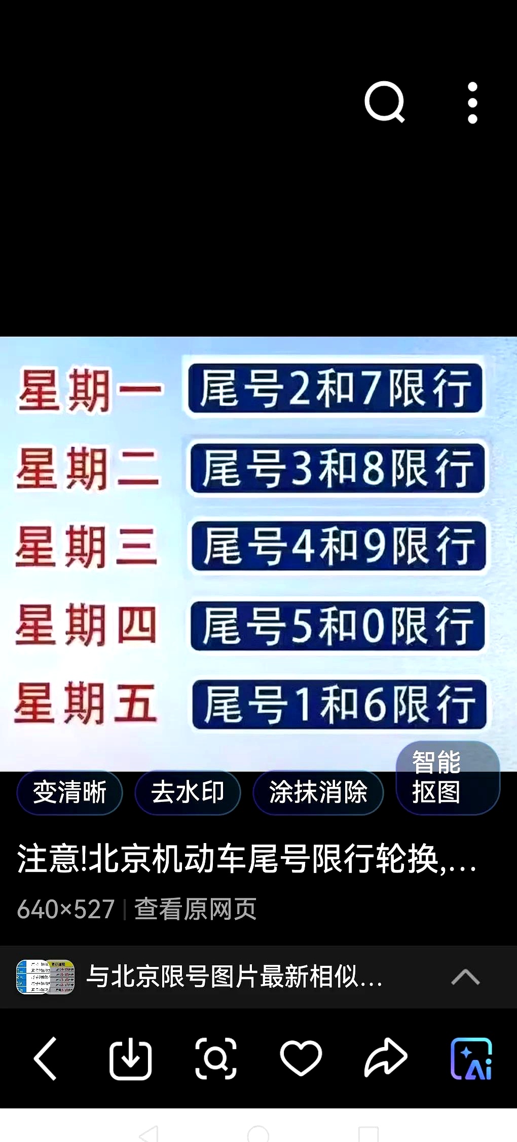 北京限行尾号2022年1月份.北京限行尾号新一轮