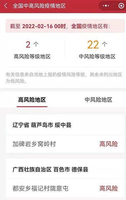 北京中风险地区,北京中风险地区包括哪些