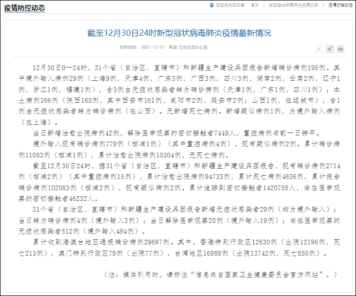 31省份新增确诊33例,31省新增确诊33例-第2张图片