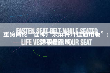 玩家必看教程“手机上麻将可以装挂吗”万能开挂神器（真的有挂）-第2张图片