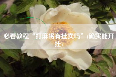 玩家必看教程“四川蜀山麻将系统规律	”万能开挂神器（真的有挂）-第1张图片